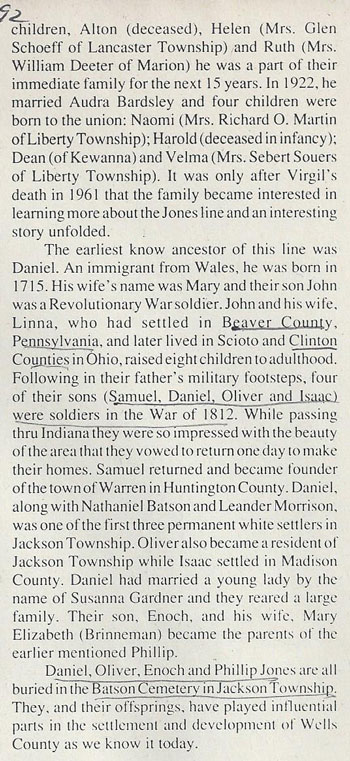 Wells County History